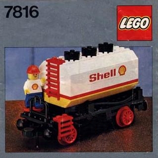 Lego 7816 Shell Tanker Wagon